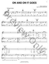 On and on It Goes piano sheet music cover